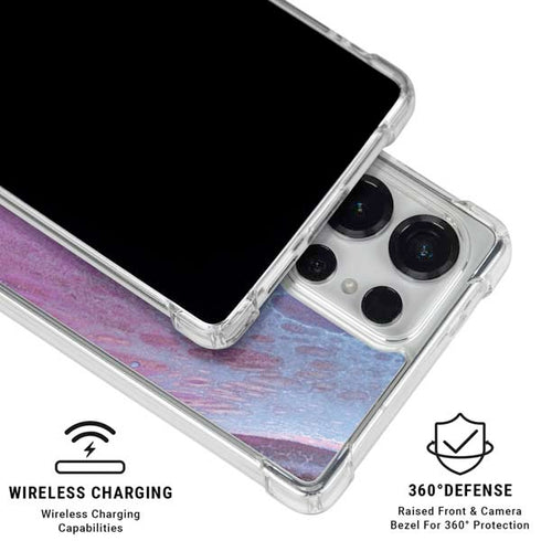 Space Marble Galaxy S25 Ultra Clear Case